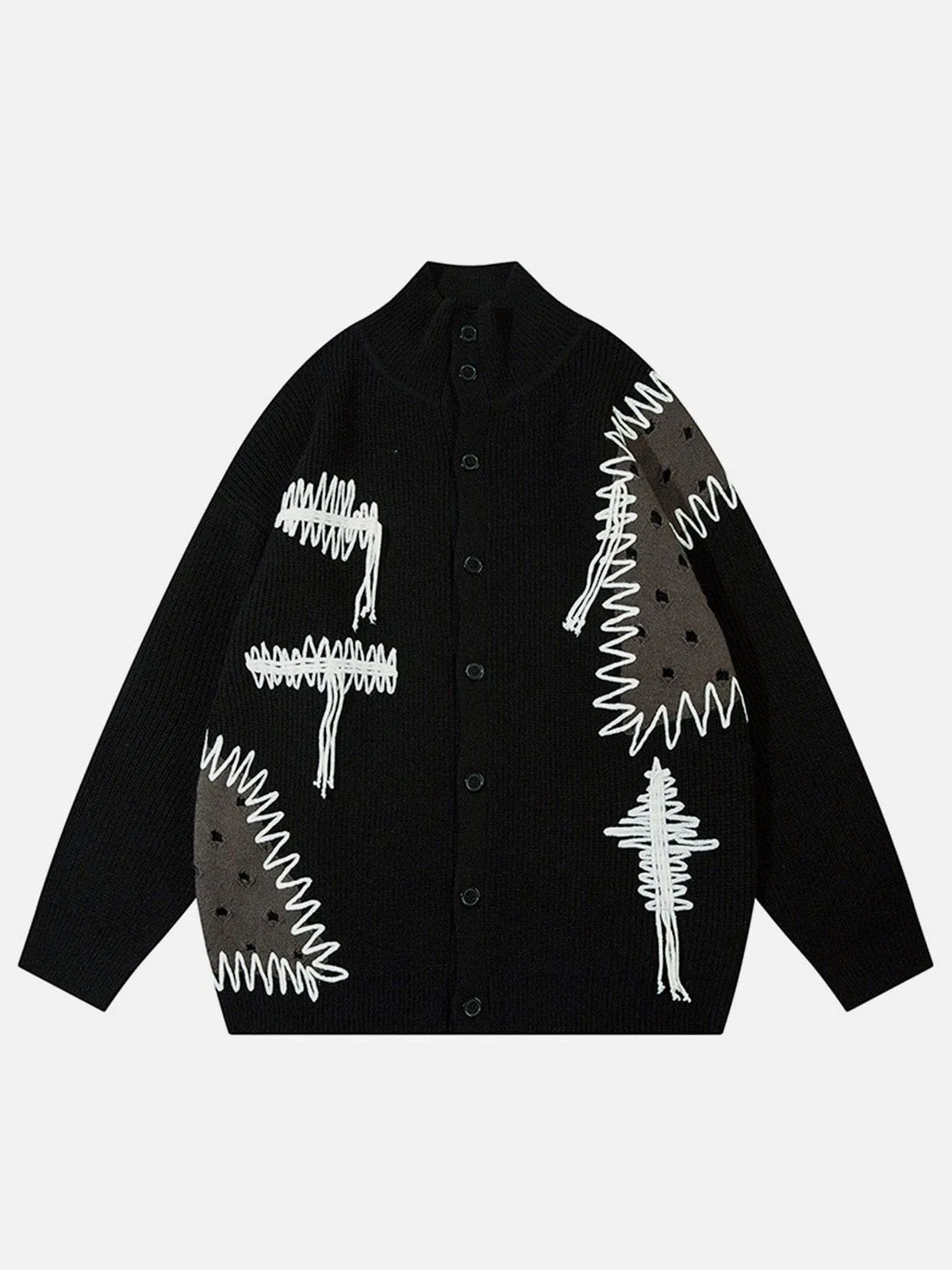 Aelfric Eden Crochet Applique Tassel Cardigan sold by Aelfric Eden product image thumbnail 3