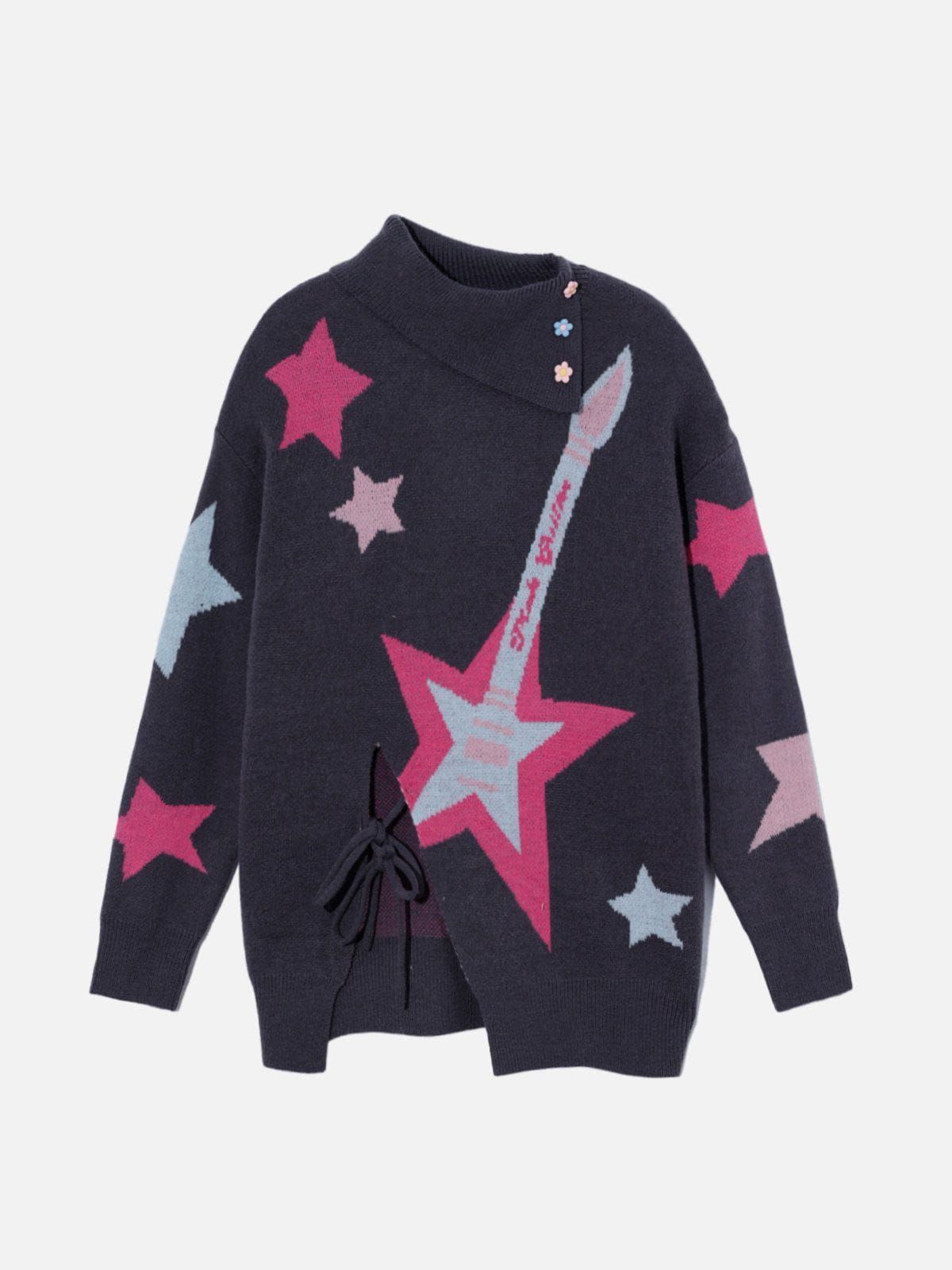 Aelfric Eden Star Guitar Jacquard Sweater sold by Aelfric Eden product image thumbnail 4
