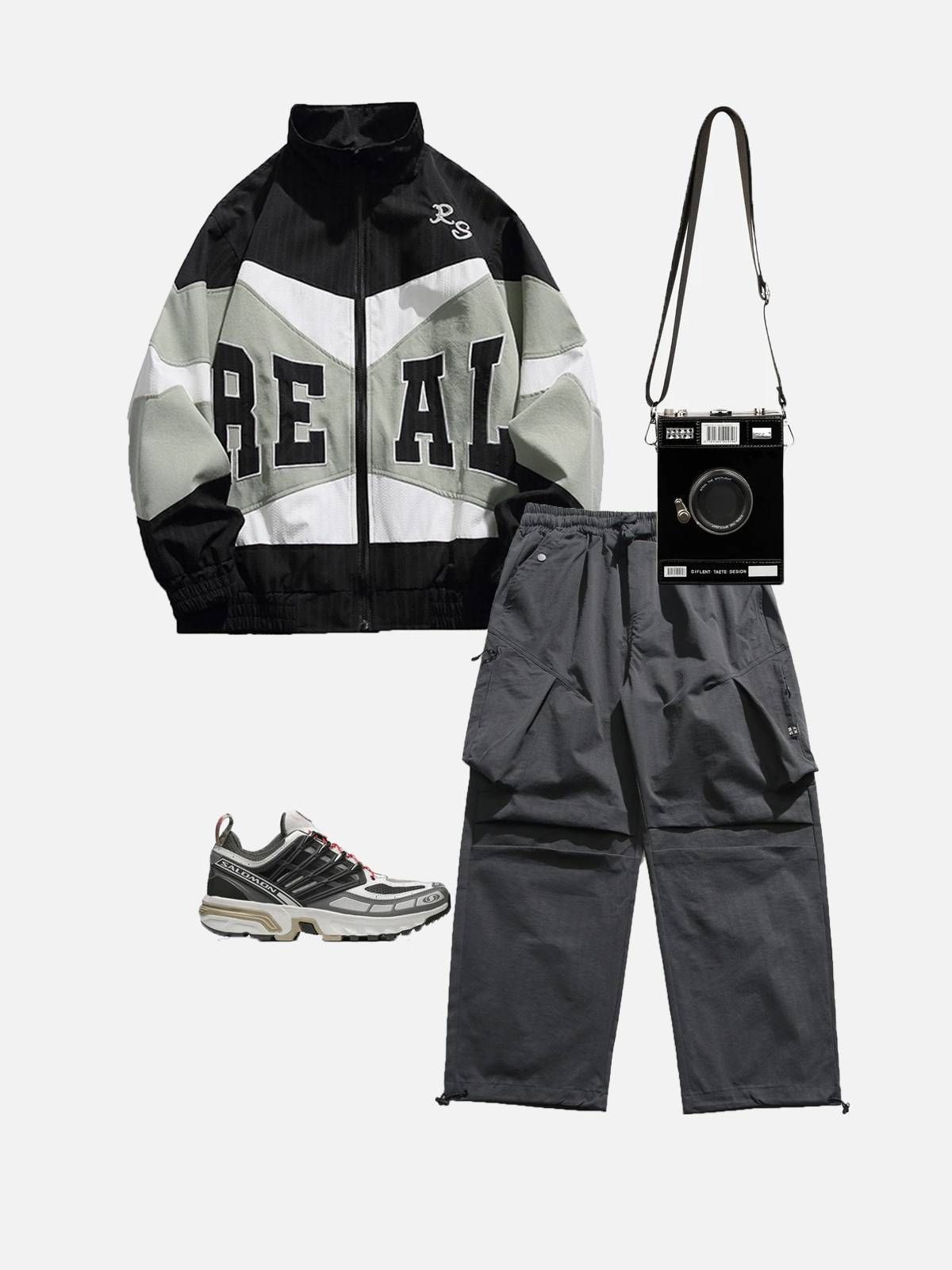 Aelfric Eden REAL Colorblock Embroidered Letter Jacket sold by Aelfric Eden product image thumbnail 3