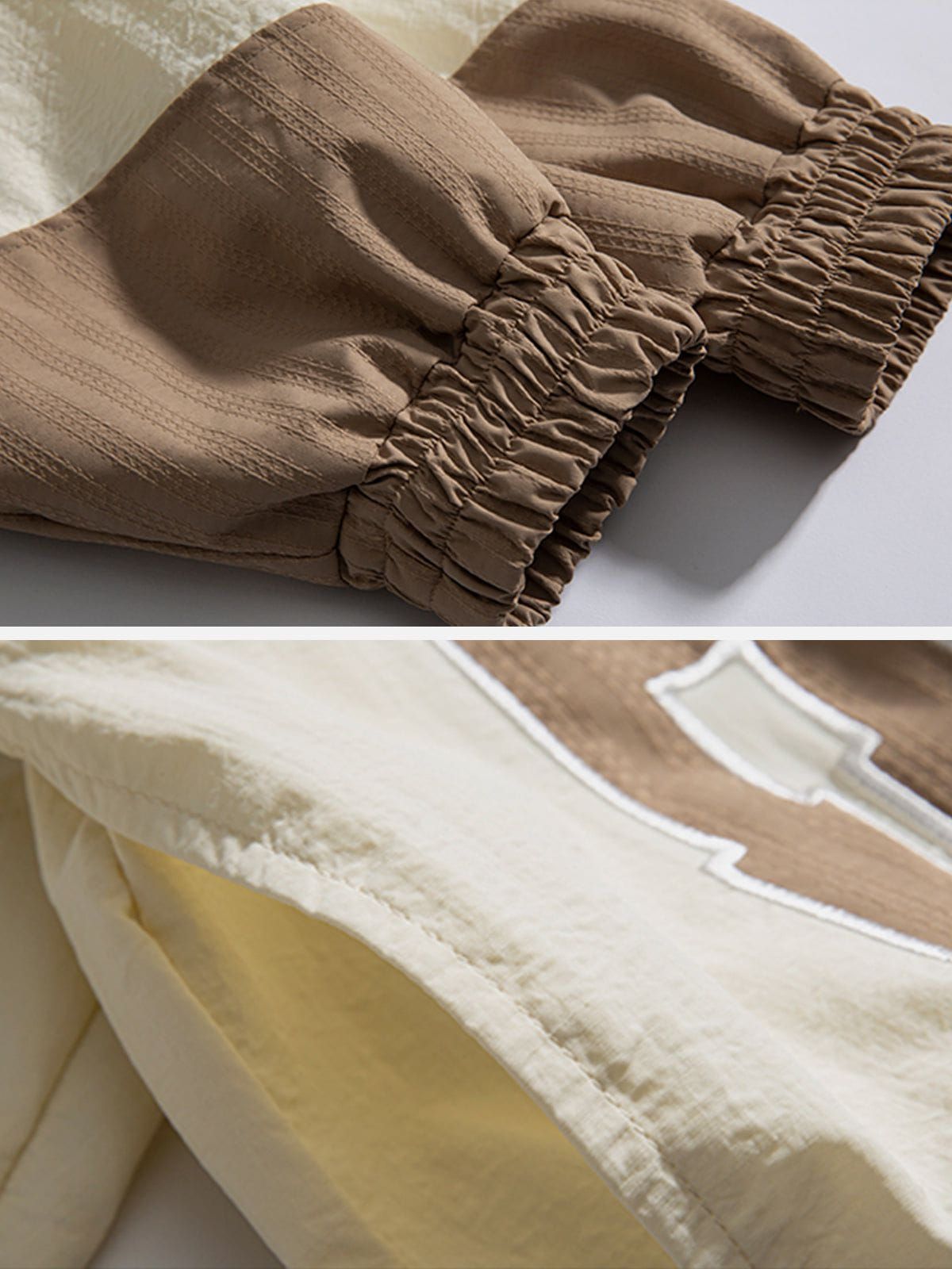 Aelfric Eden REAL Colorblock Embroidered Letter Jacket sold by Aelfric Eden product image thumbnail 7