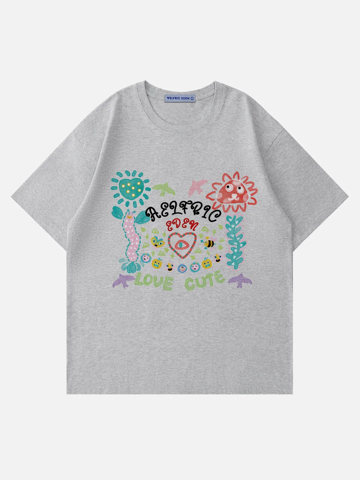 Aelfric Eden Colorful Cartoon Print Tee sold by Aelfric Eden product image thumbnail 4