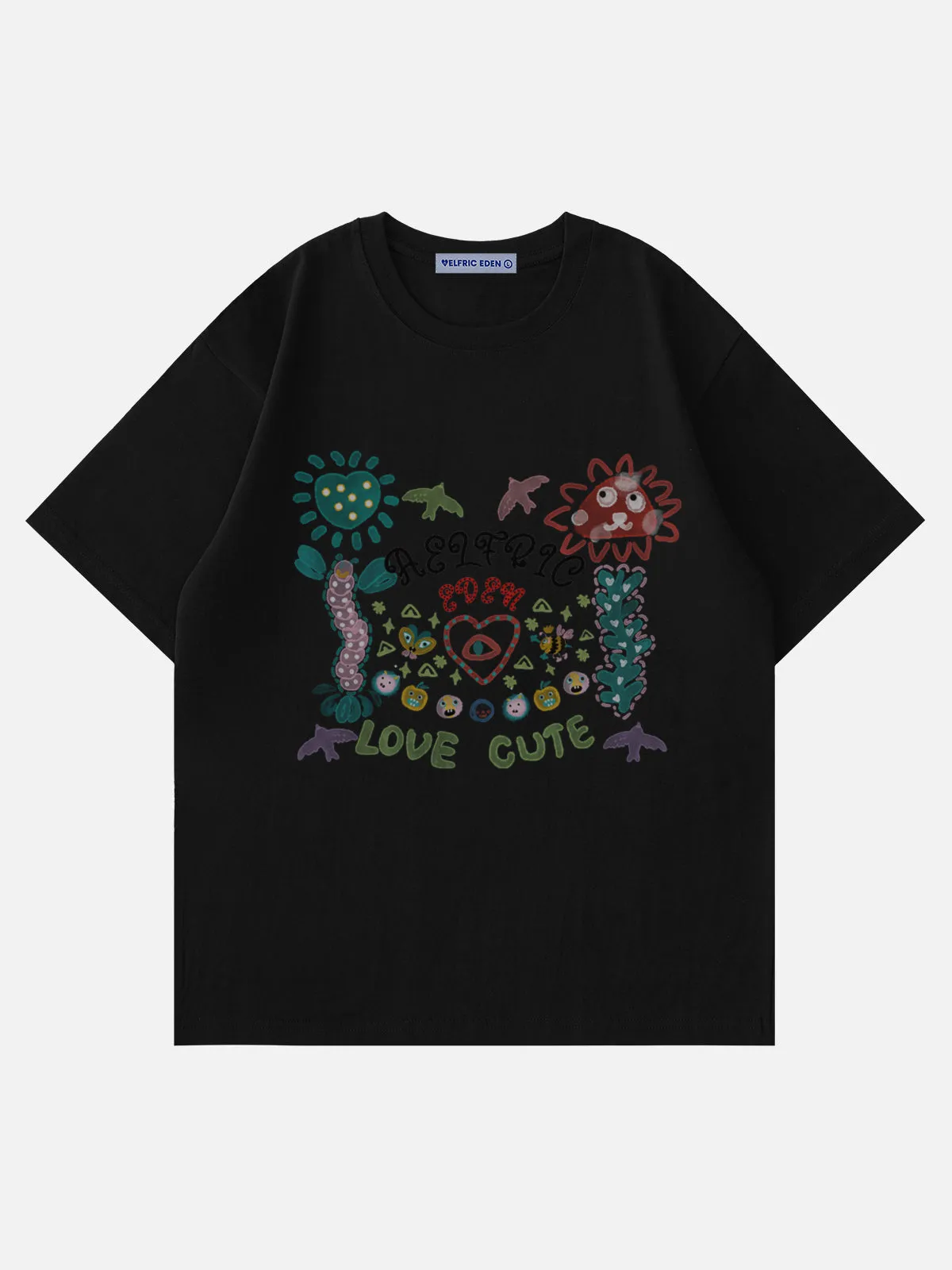 Aelfric Eden Colorful Cartoon Print Tee sold by Aelfric Eden product image thumbnail 5