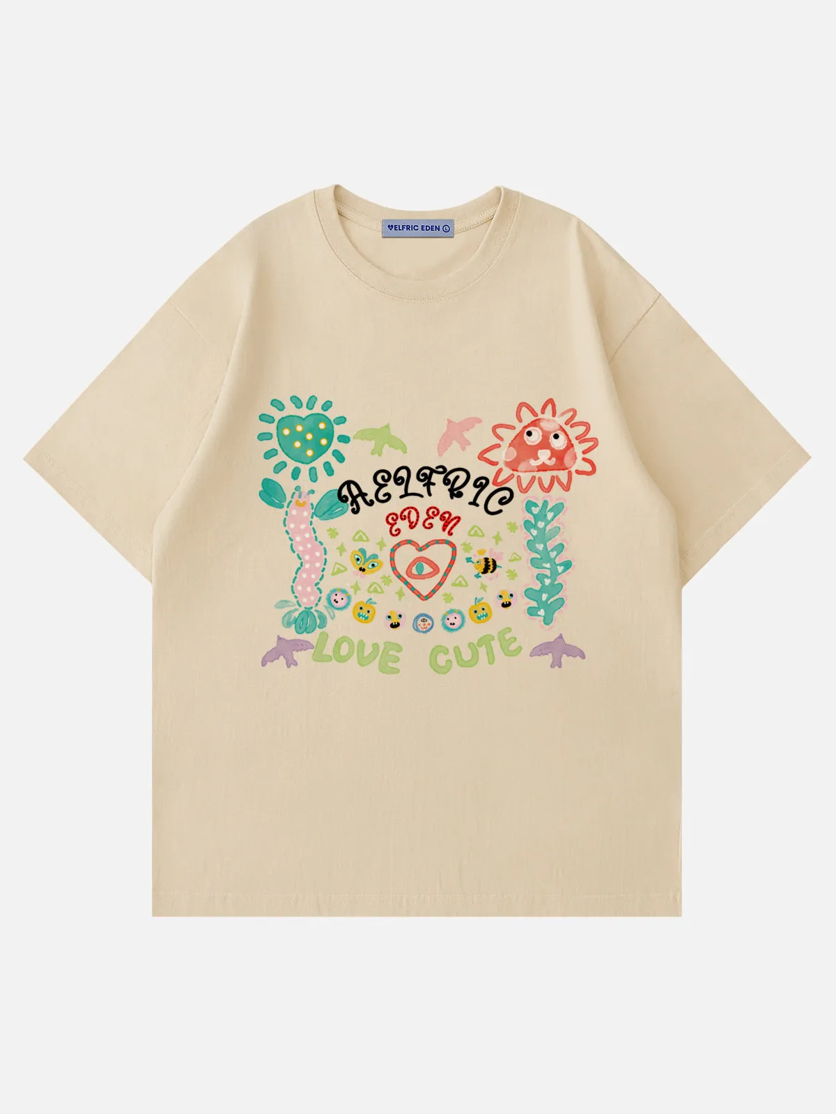 Aelfric Eden Colorful Cartoon Print Tee sold by Aelfric Eden product image thumbnail 3