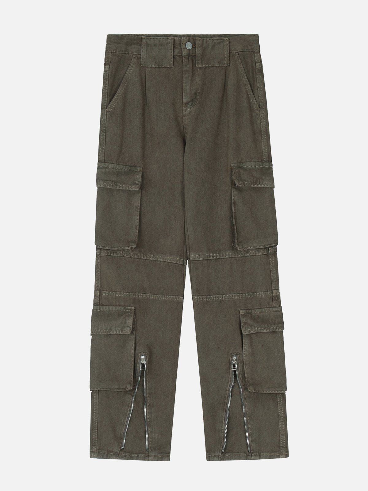 Aelfric Eden Solid Multi Pocket Cargo Pants sold by Aelfric Eden