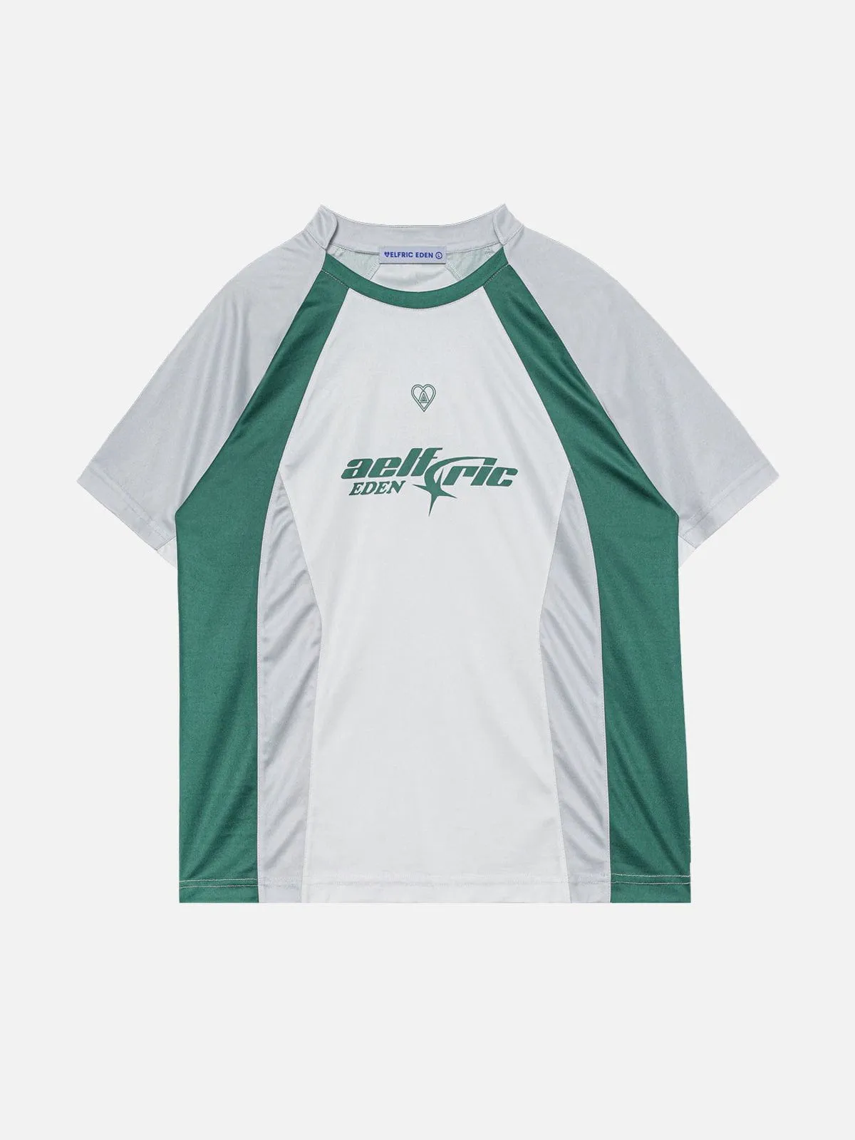 Aelfric Eden Grey Green Color Blocking Tee sold by Aelfric Eden