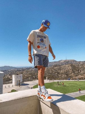 Aelfric Eden Vintage Letter Pattern Printing Oversized Tee sold by Aelfric Eden