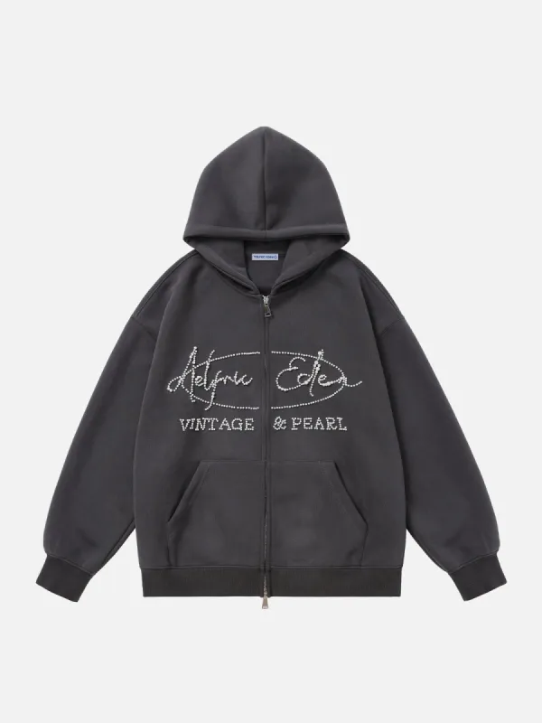 Aelfric Eden Pearl Double Zip Up Hoodie sold by Aelfric Eden