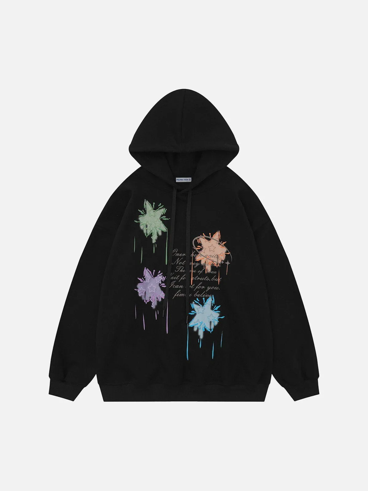 Aelfric Eden Letter Star Print Hoodie sold by Aelfric Eden product image thumbnail 2