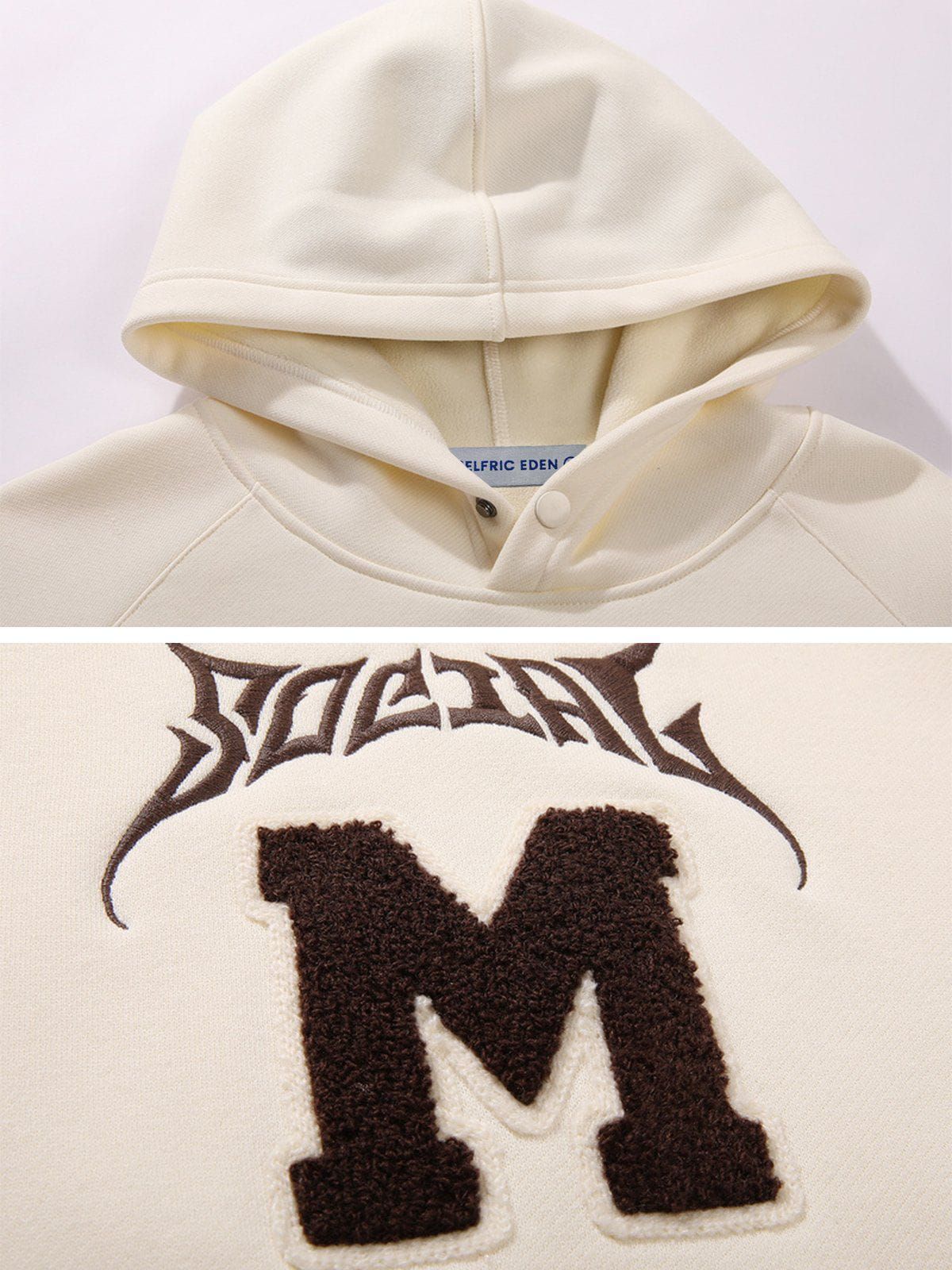 Aelfric Eden Towel Embroidery Letters Hoodie sold by Aelfric Eden product image thumbnail 4