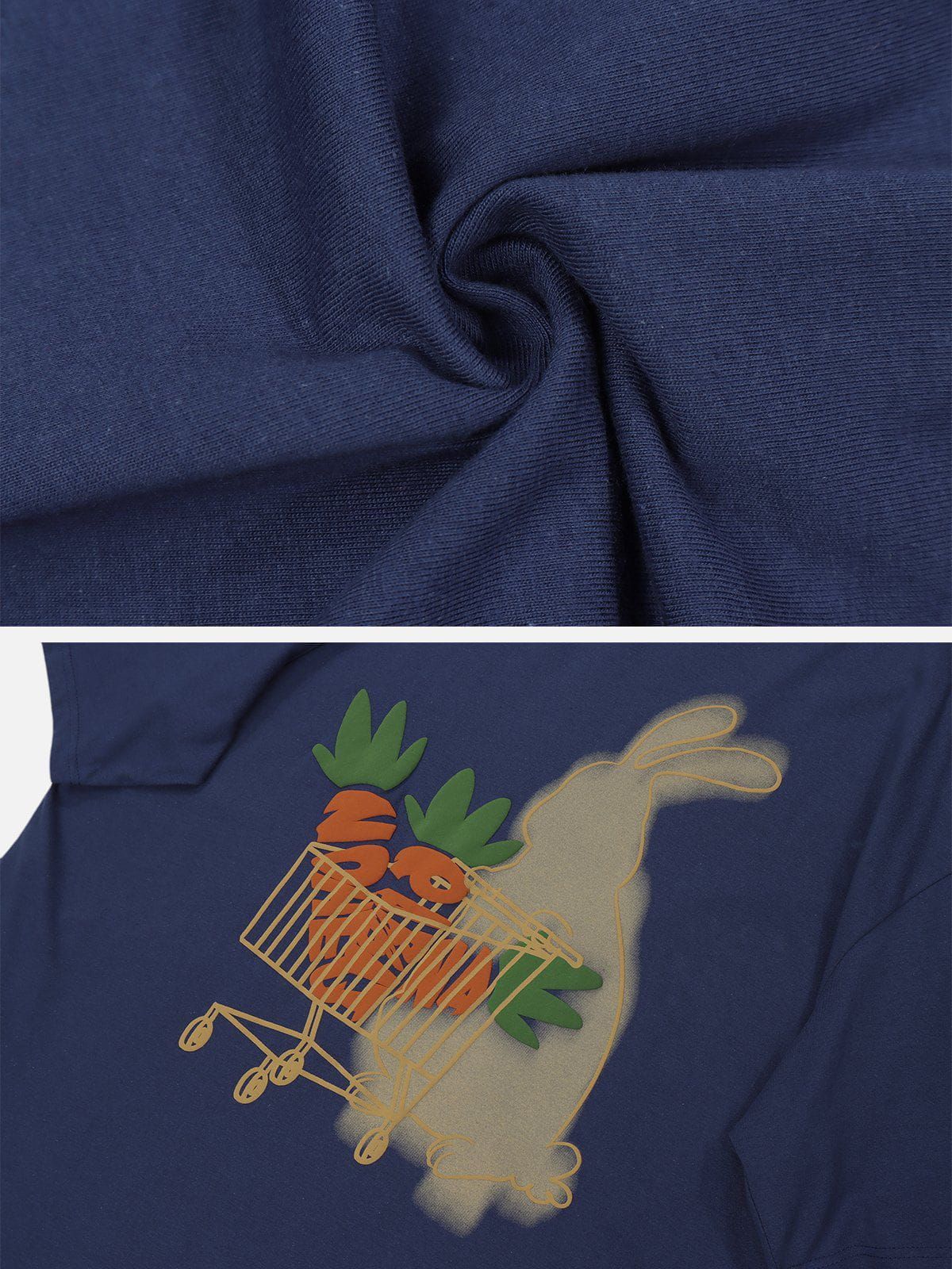 Aelfric Eden Lovely Rabbit Graphic Tee sold by Aelfric Eden product image thumbnail 6