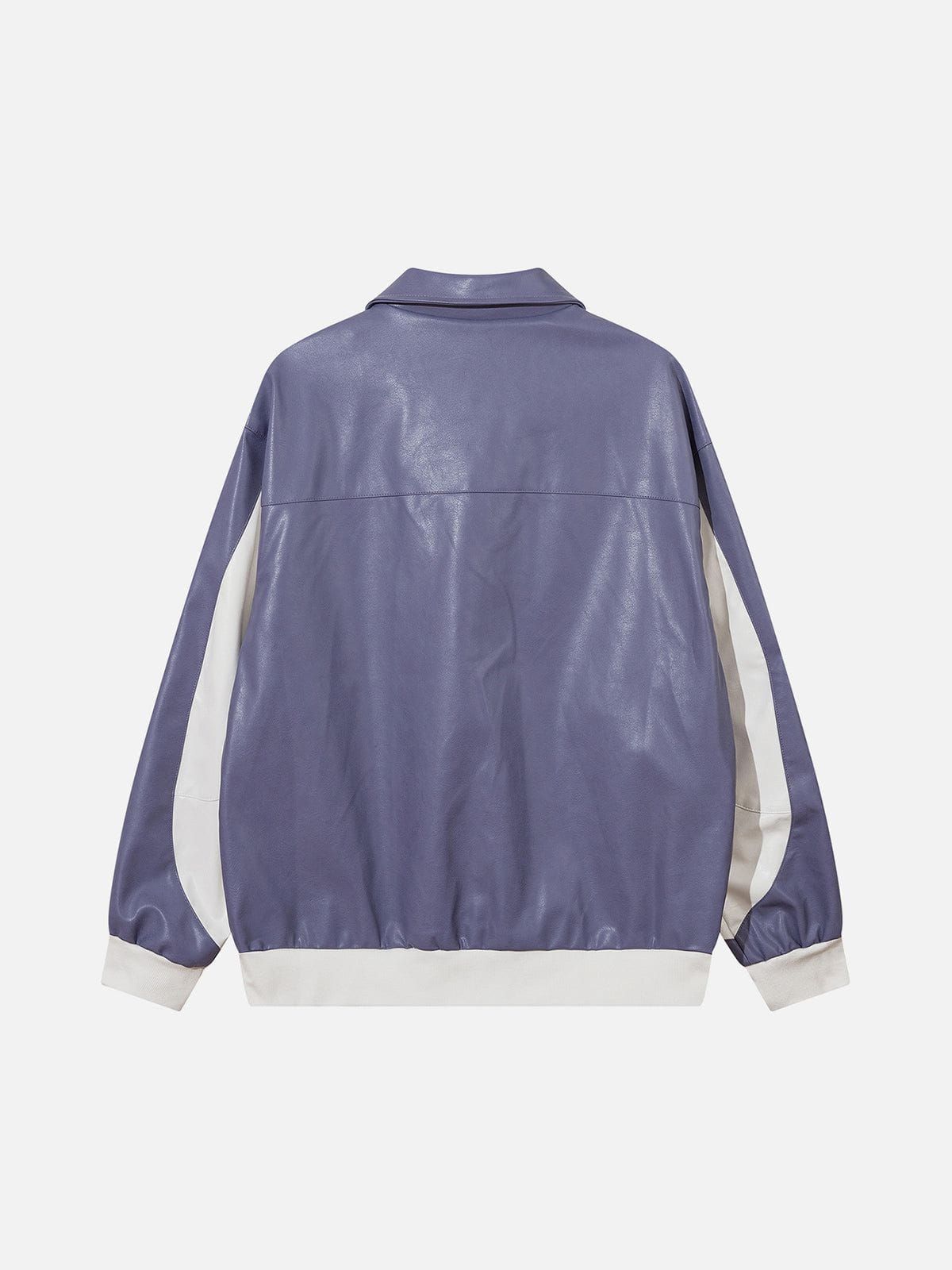 Aelfric Eden Color Blocking Faux Leather Jacket sold by Aelfric Eden product image thumbnail 3