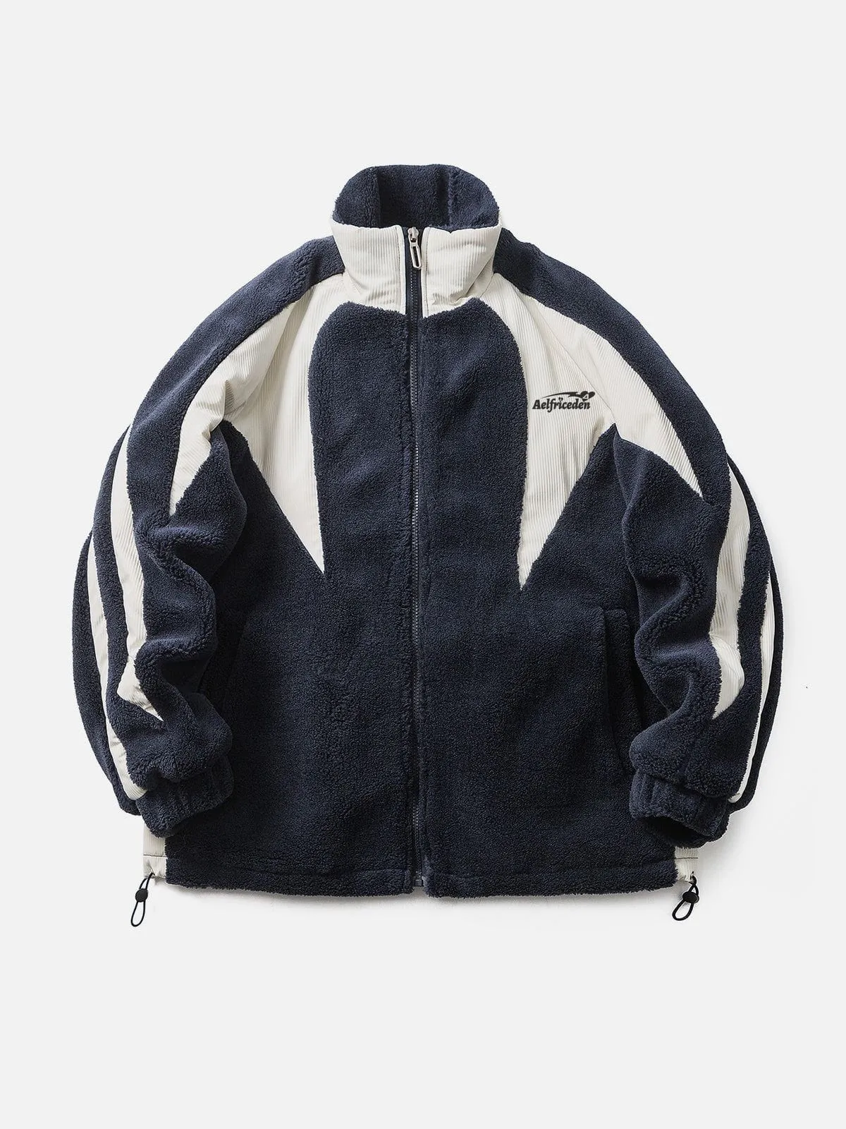 Aelfric Eden Corduroy Patchwork Sherpa Coat sold by Aelfric Eden product image thumbnail 2