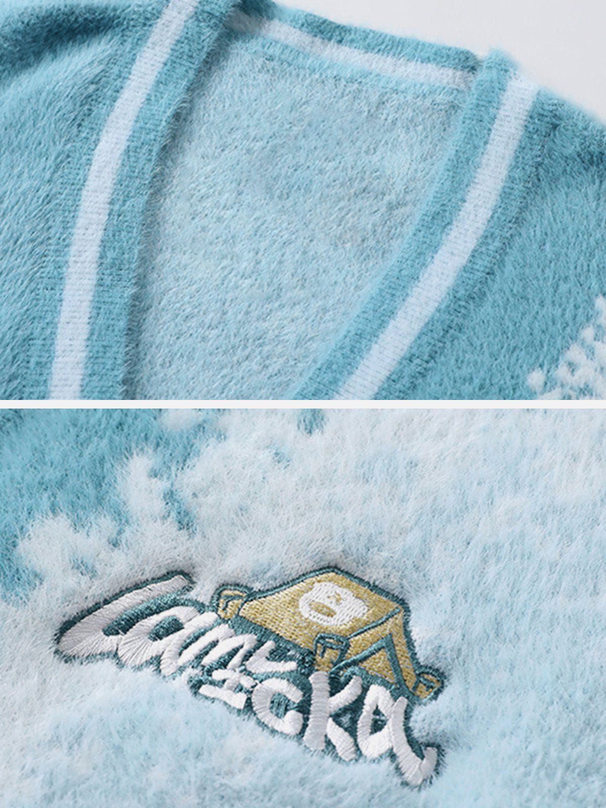 Aelfric Eden Snow Tie Dye Gradient Cardigan sold by Aelfric Eden product image thumbnail 5