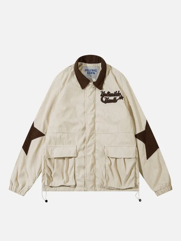 Aelfric Eden Star Big Pocket Corduroy Jacket sold by Aelfric Eden