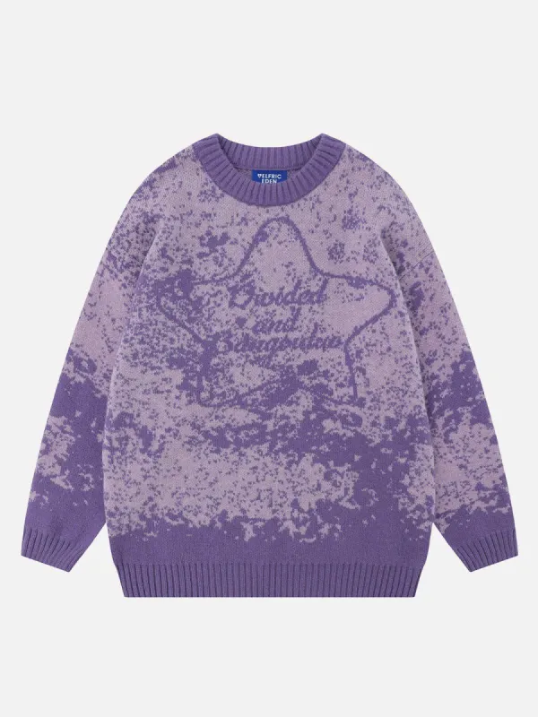 Aelfric Eden Tie-Dye Star Print Sweater sold by Aelfric Eden