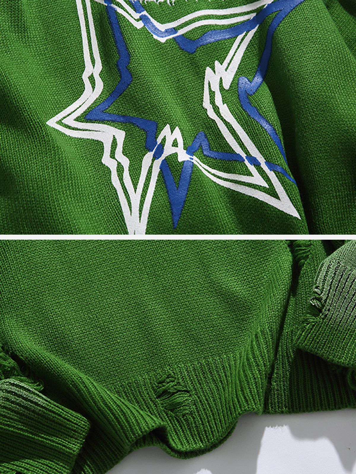 Aelfric Eden Distressed Star Sweater sold by Aelfric Eden product image thumbnail 8