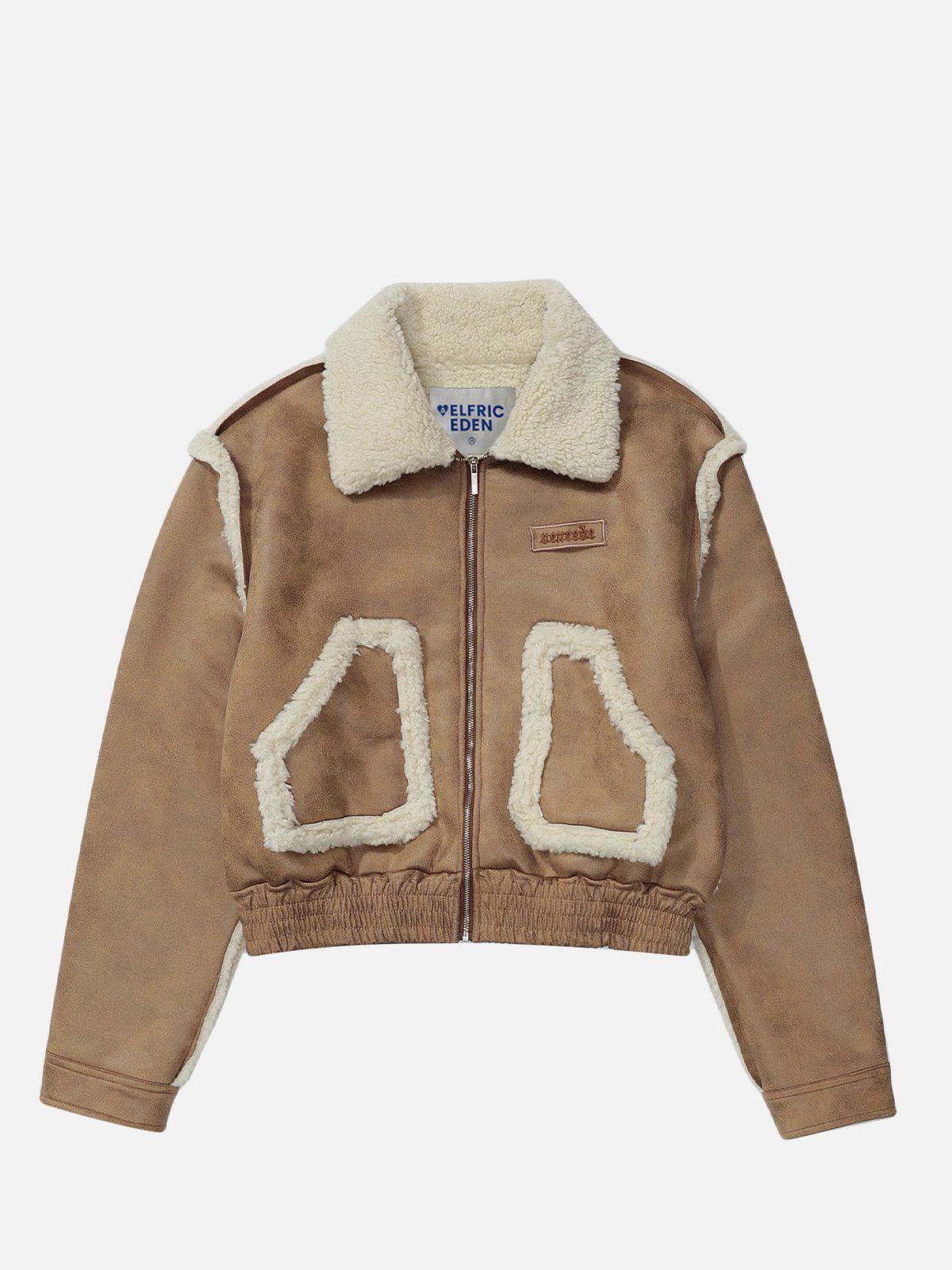 Aelfric Eden Color Blocking Fringe Coat sold by Aelfric Eden product image thumbnail 2