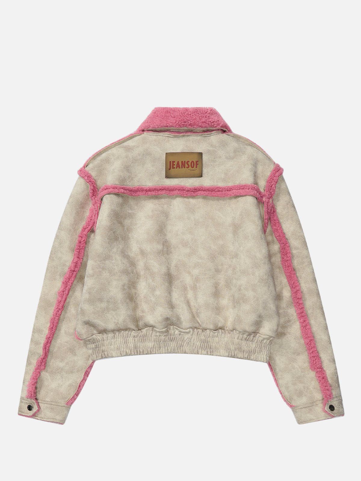 Aelfric Eden Color Blocking Fringe Coat sold by Aelfric Eden product image thumbnail 3