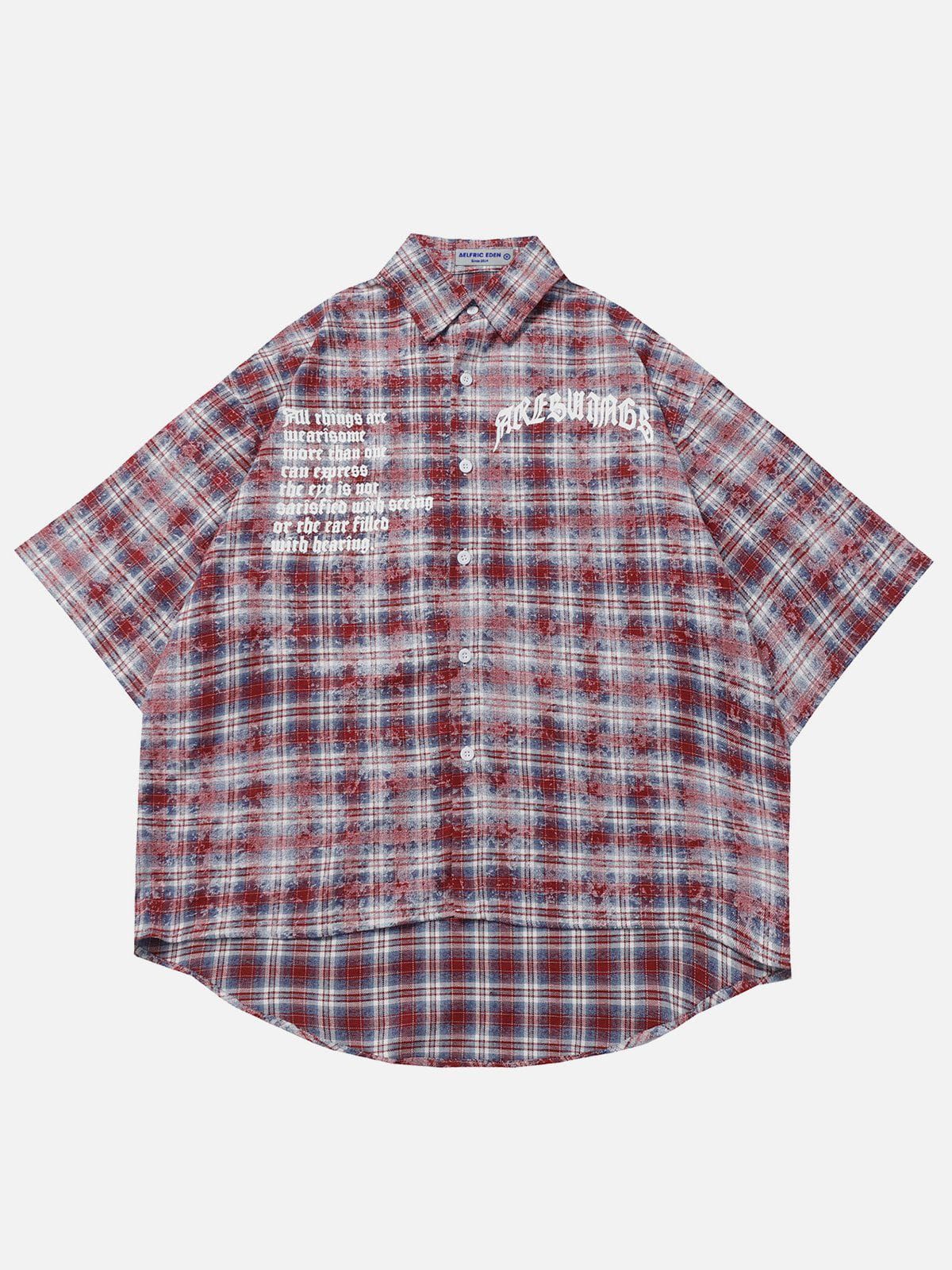 Aelfric EdenHand-Painted Star Print Short Sleeve Shirts sold by Aelfric Eden product image thumbnail 3