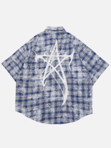 Aelfric EdenHand-Painted Star Print Short Sleeve Shirts sold by Aelfric Eden