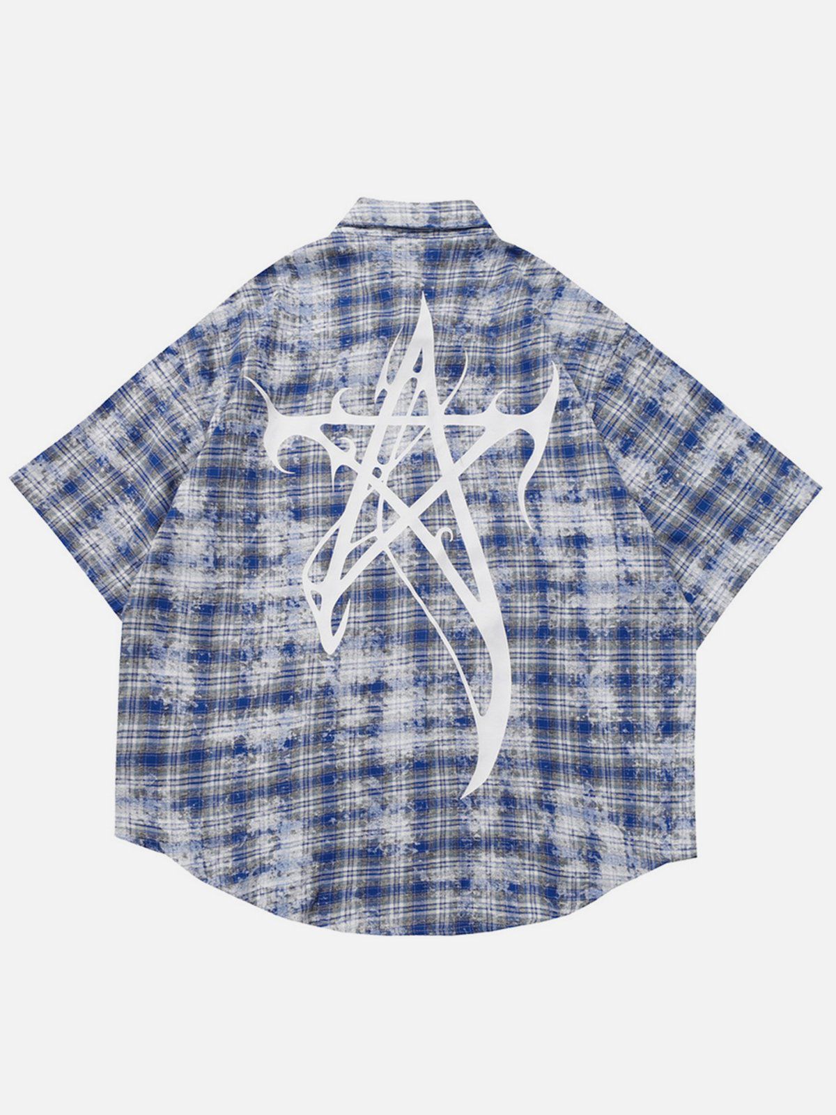 Aelfric EdenHand-Painted Star Print Short Sleeve Shirts sold by Aelfric Eden product image thumbnail 2