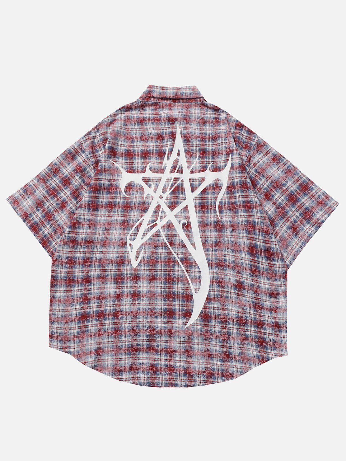Aelfric EdenHand-Painted Star Print Short Sleeve Shirts sold by Aelfric Eden