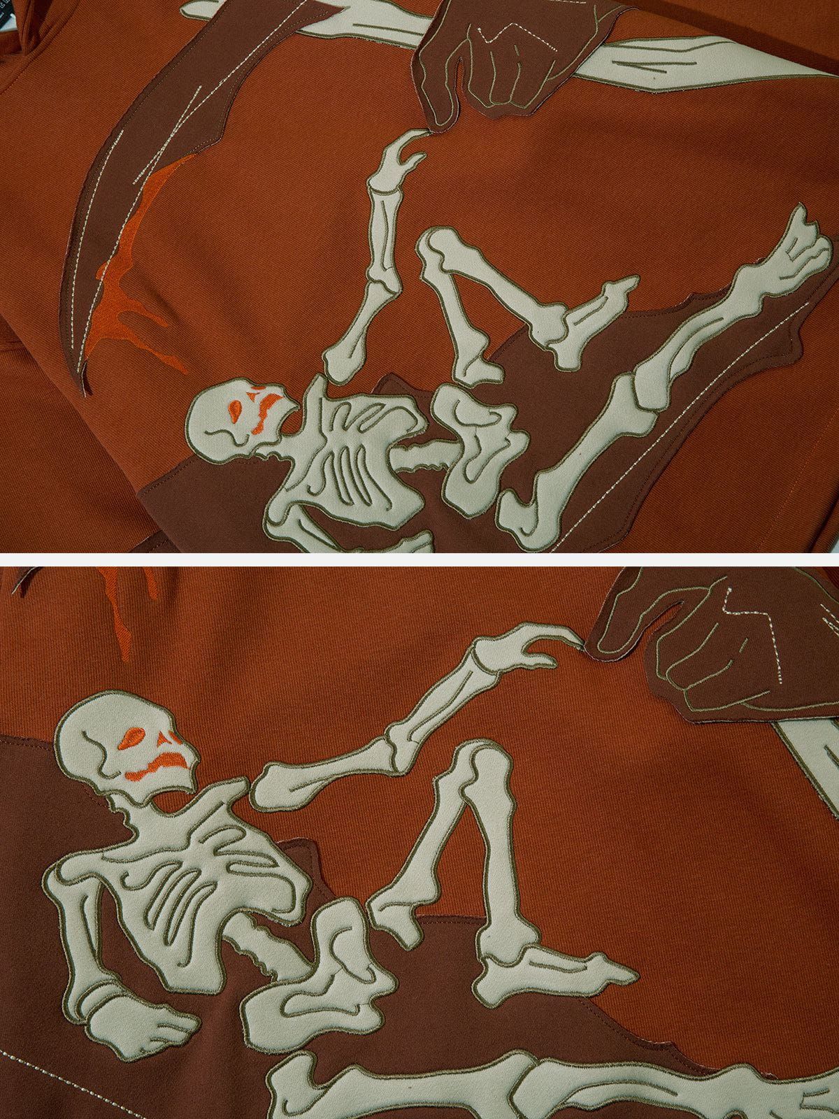 Aelfric Eden Grim Reaper Print Hoodie(US ONLY) sold by Aelfric Eden product image thumbnail 6