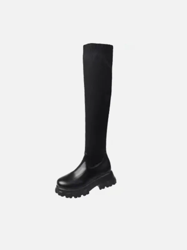 Knit Over the Knee Boots made by Aelfric Eden