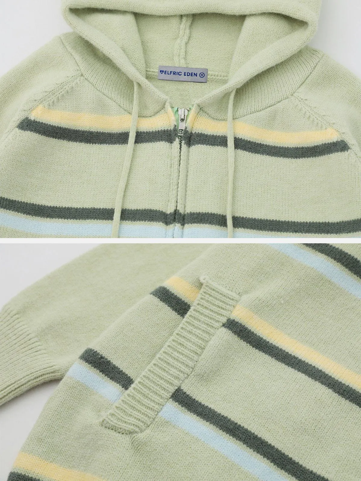 Aelfric Eden Stripe Knit Hoodie sold by Aelfric Eden product image thumbnail 3