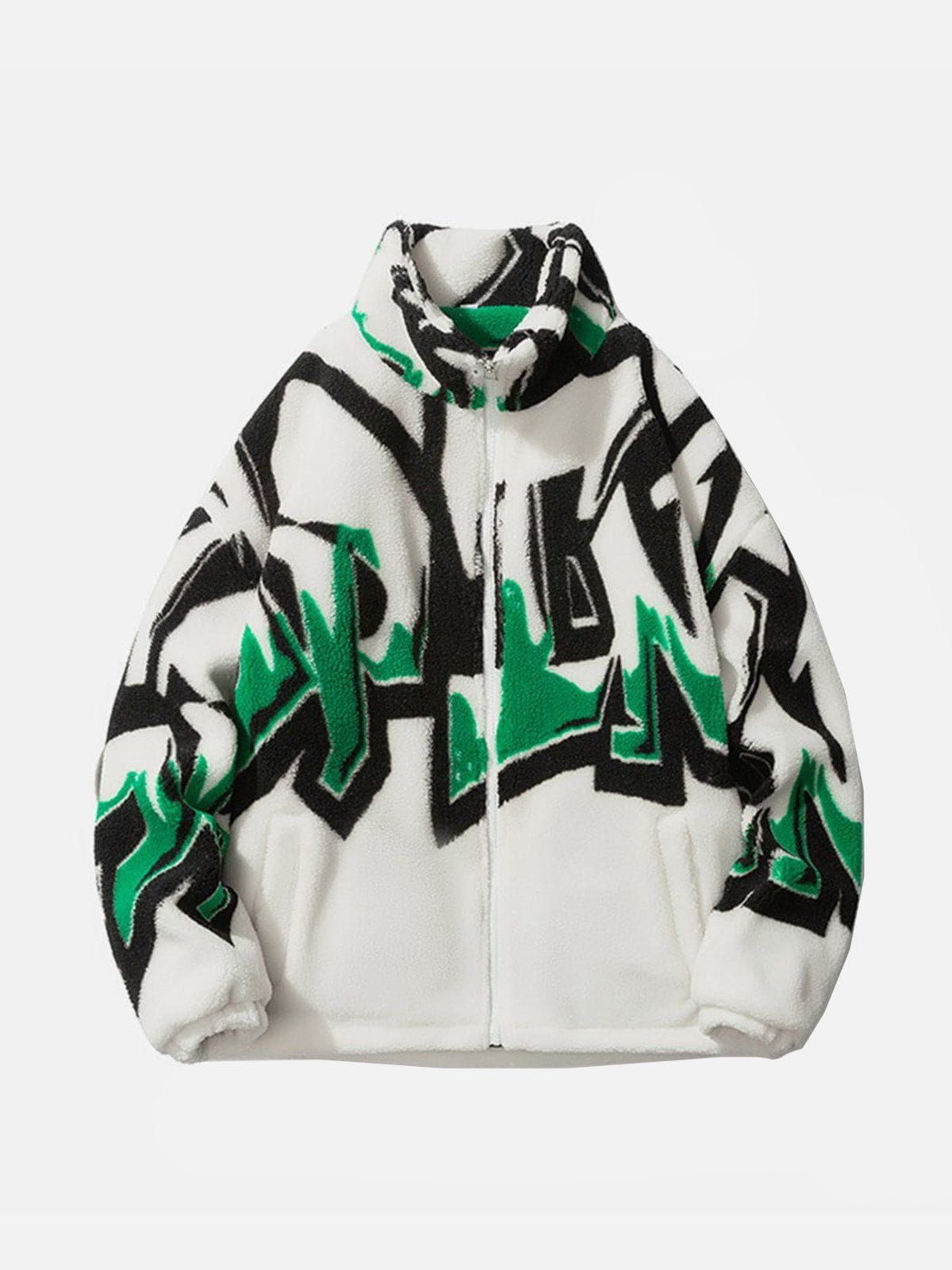 Aelfric Eden Stereoscopic Letter Sherpa Coat sold by Aelfric Eden