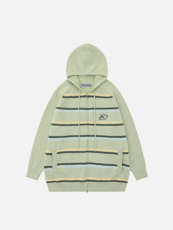 Aelfric Eden Stripe Knit Hoodie sold by Aelfric Eden