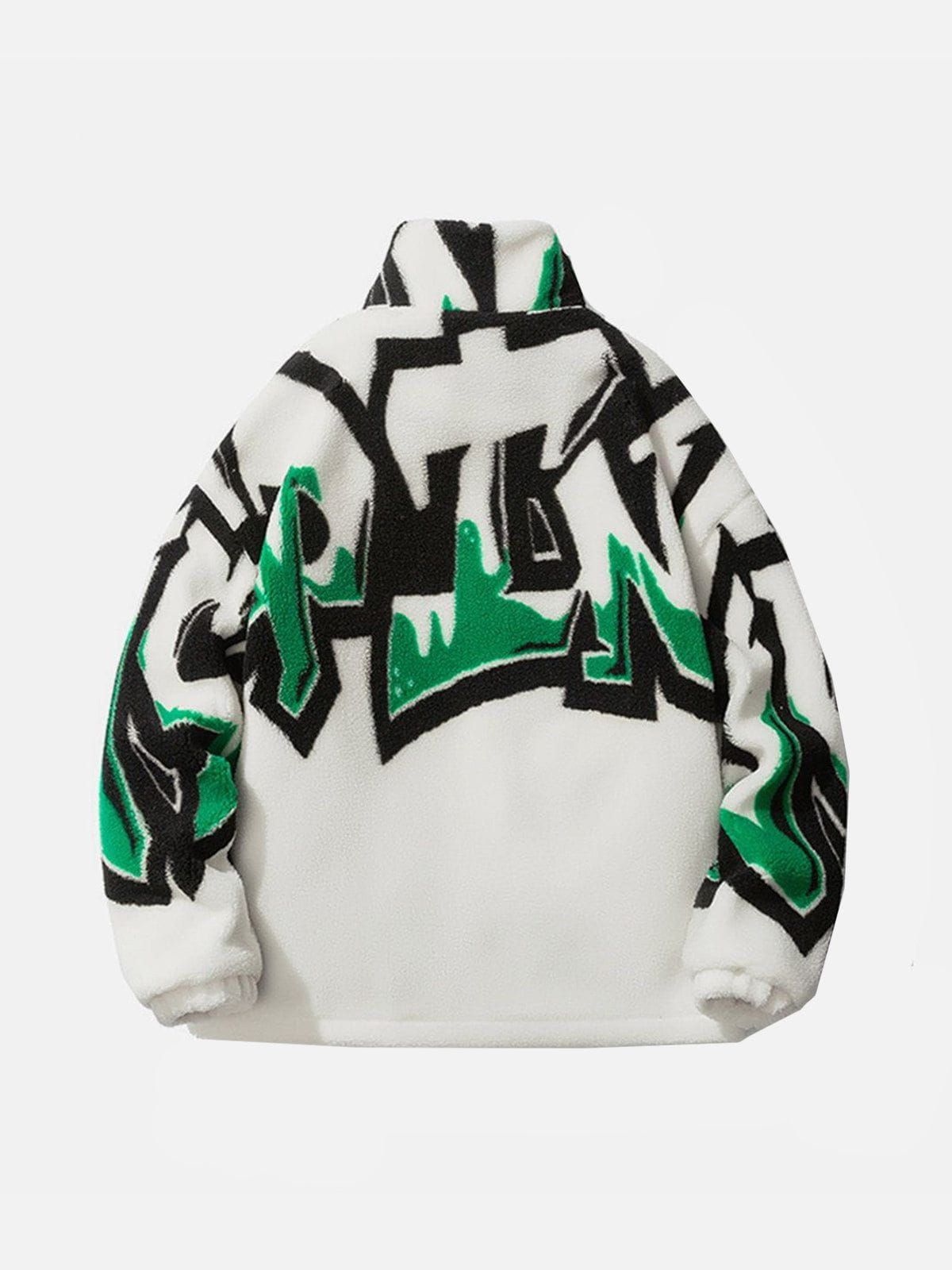 Aelfric Eden Stereoscopic Letter Sherpa Coat sold by Aelfric Eden product image thumbnail 2