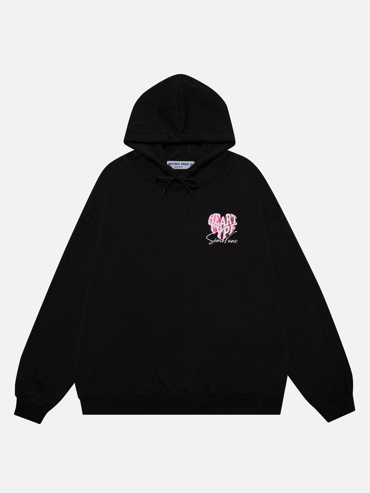 Aelfric Eden 3D Letter Heart Print Hoodie sold by Aelfric Eden product image thumbnail 4