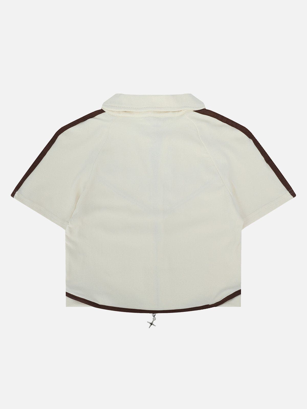 ZIP UP Polo Collar Tee sold by Aelfric Eden product image thumbnail 4