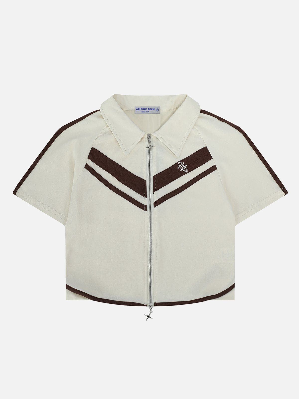 ZIP UP Polo Collar Tee sold by Aelfric Eden