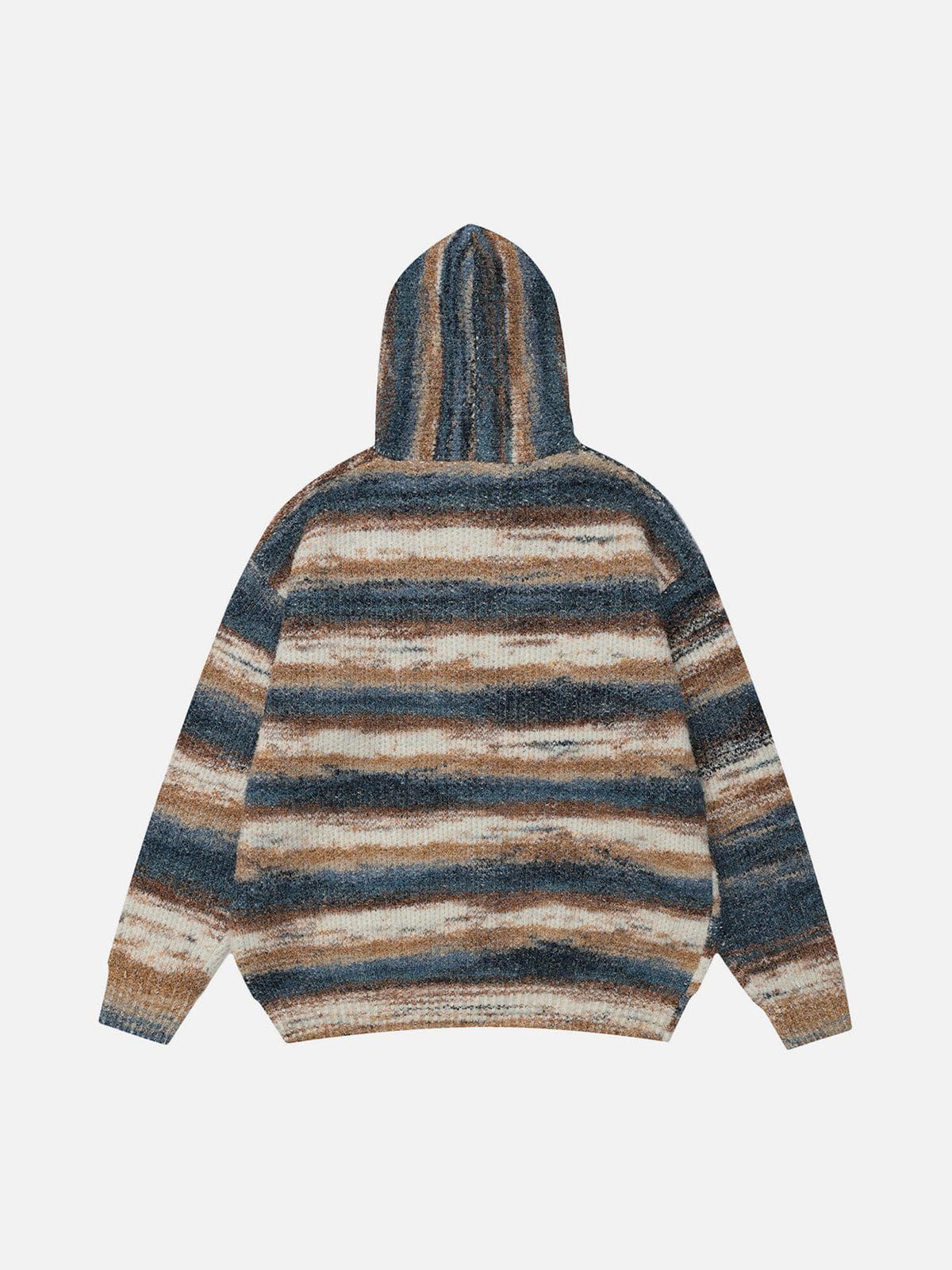 Aelfric Eden Gradient Stripes Knit Hoodie sold by Aelfric Eden product image thumbnail 4