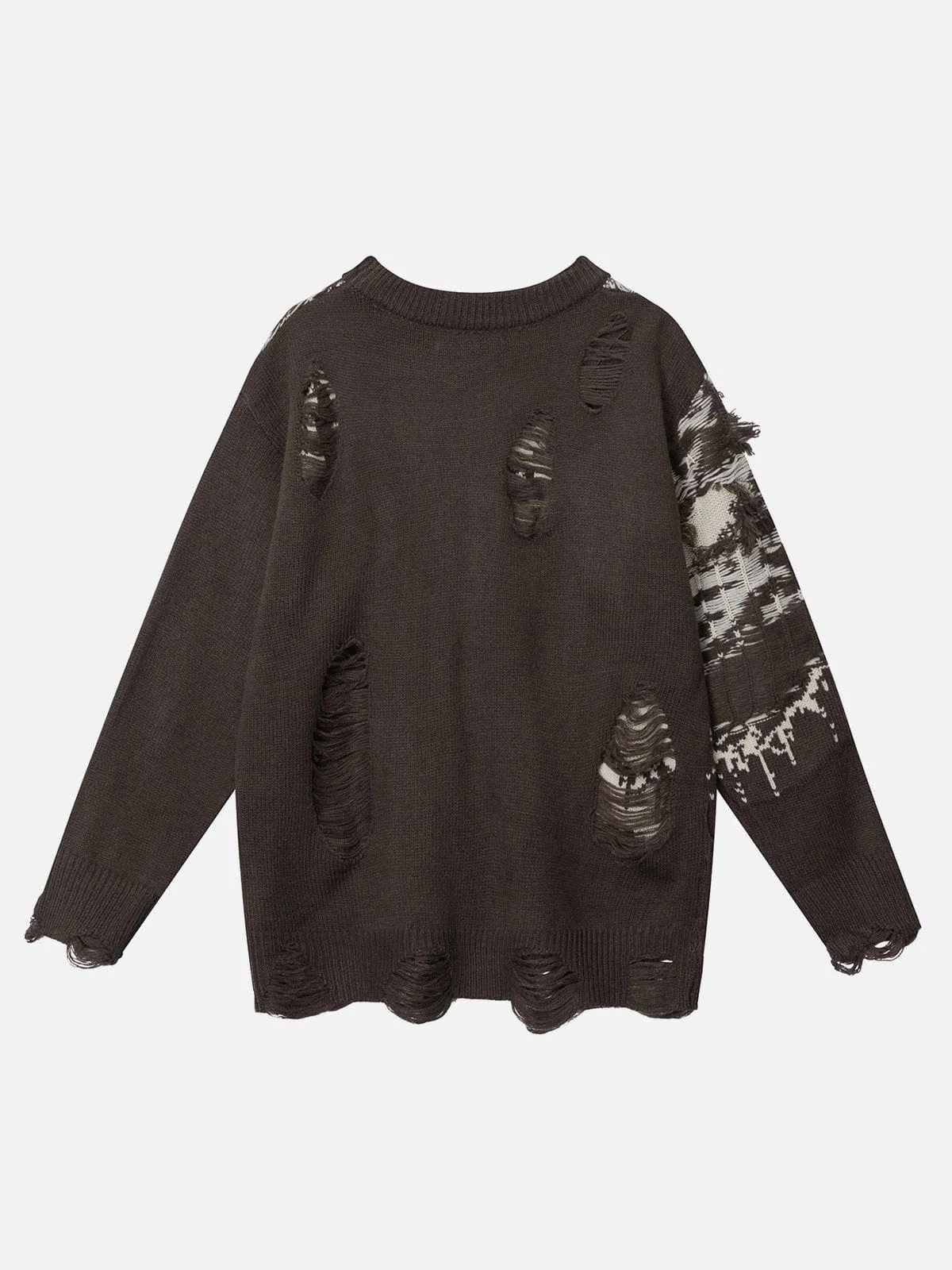 Aelfric Eden Irregular Patchwork Distressed Sweater sold by Aelfric Eden product image thumbnail 3