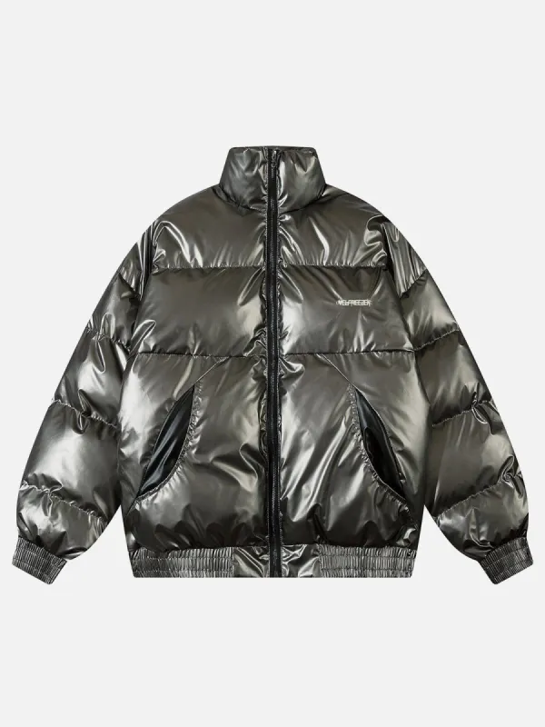 Aelfric Eden Glossy Stand-up Collar Winter Coat sold by Aelfric Eden