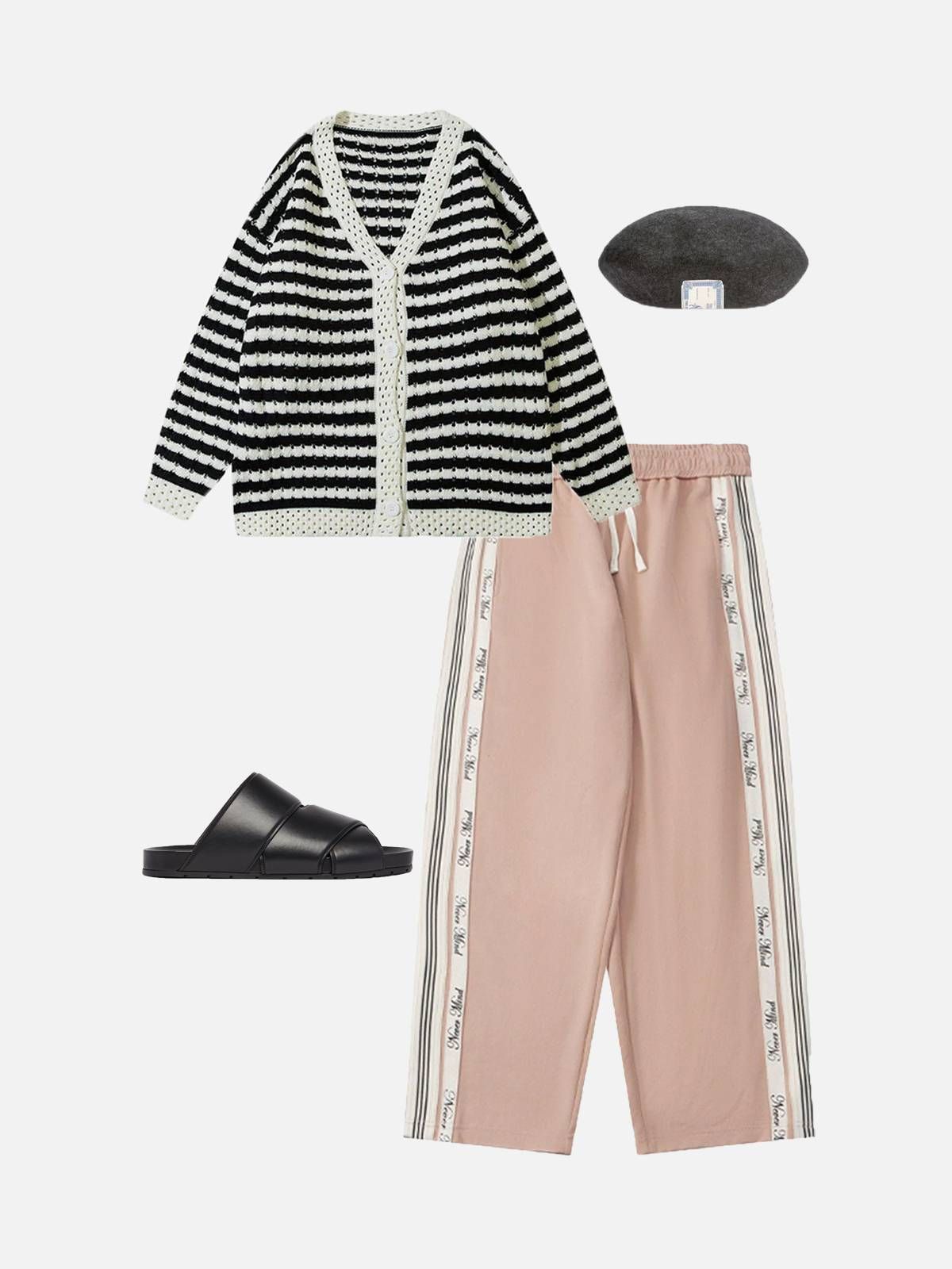 Aelfric Eden Stripe Clashing Colors Cutout Cardigan sold by Aelfric Eden product image thumbnail 5