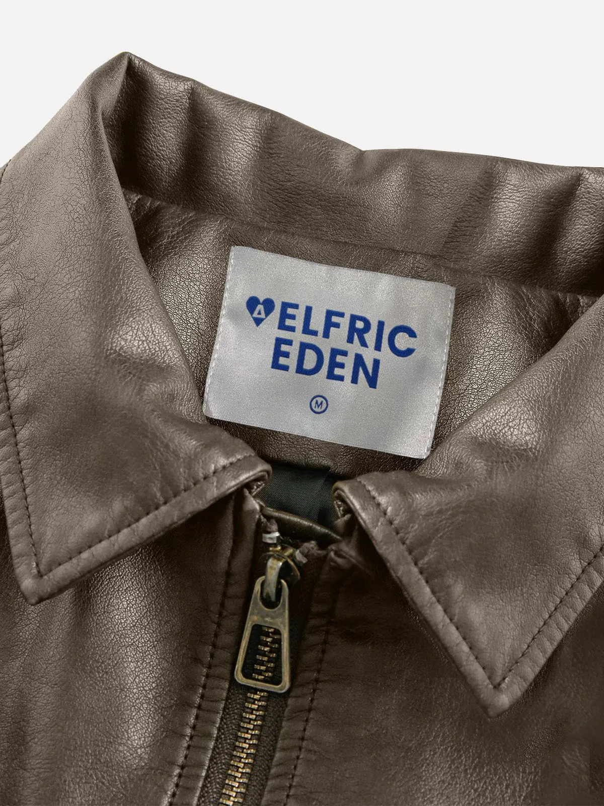 Aelfric Eden Solid Faux Leather Jacket sold by Aelfric Eden product image thumbnail 4