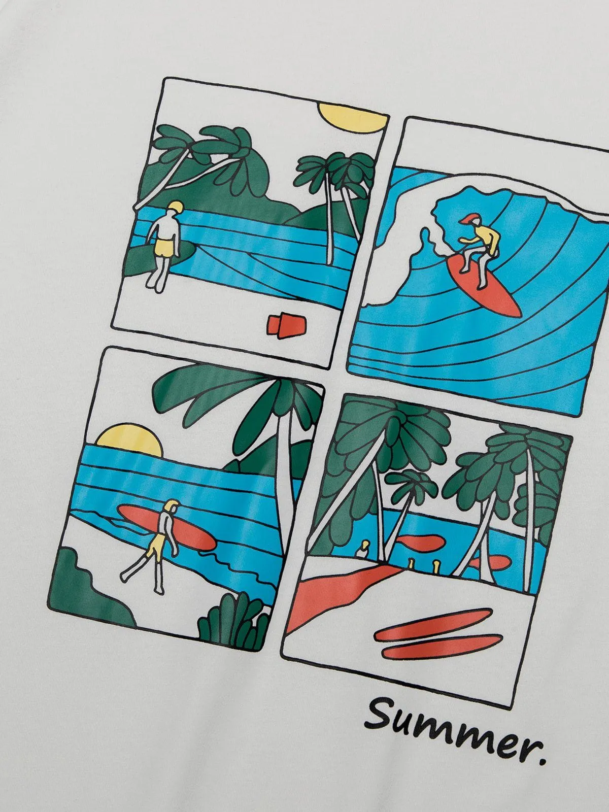 Aelfric Eden Surf Print Tee sold by Aelfric Eden product image thumbnail 4