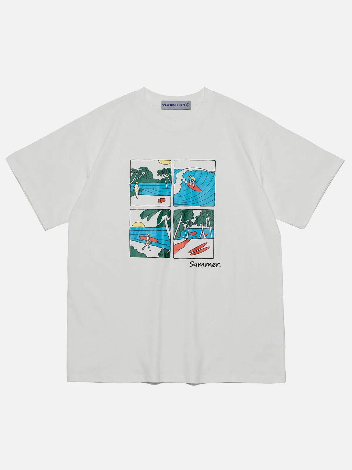 Aelfric Eden Surf Print Tee sold by Aelfric Eden