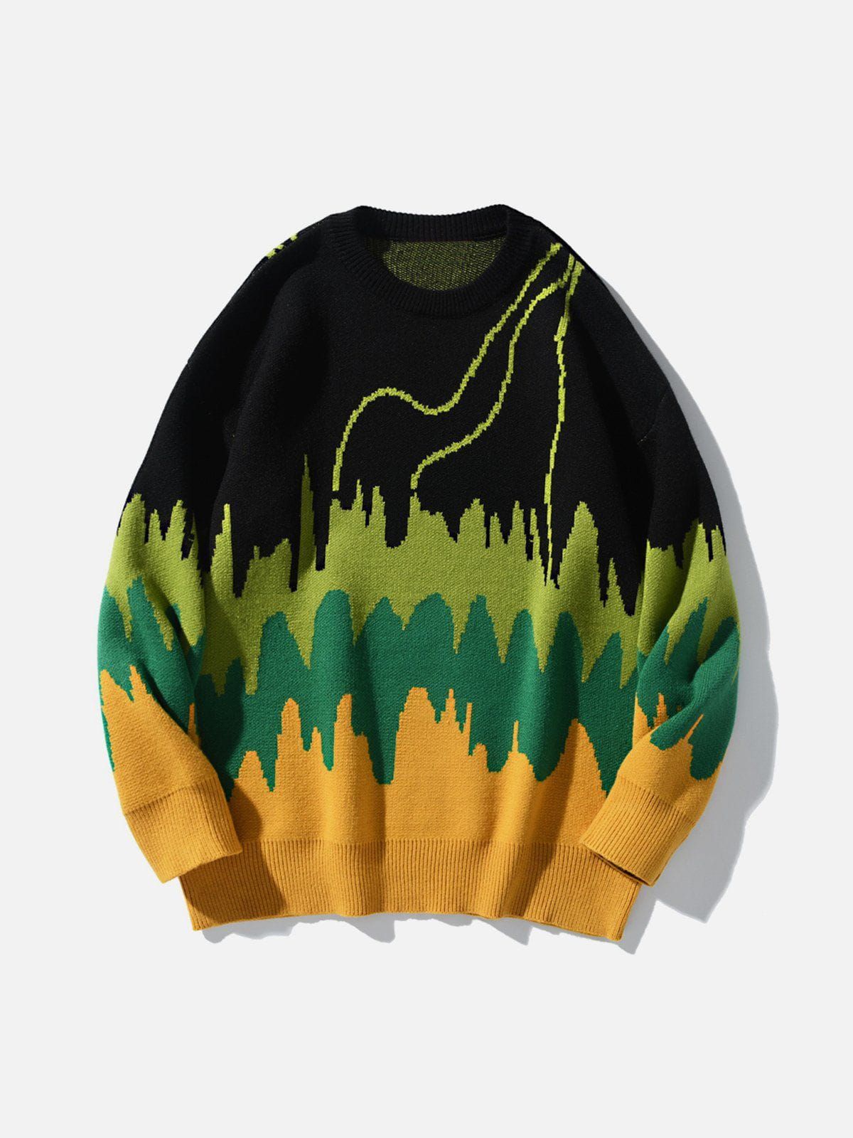 Aelfric Eden Color Gradient Embroidery Sweater sold by Aelfric Eden