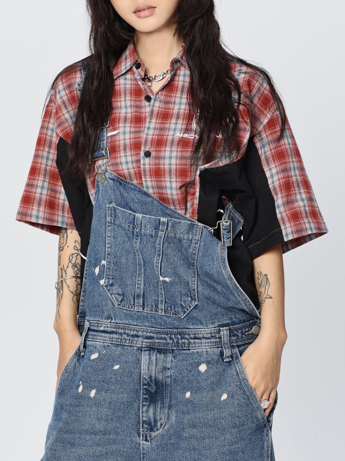 Aelfric Eden Patchwork Embroidered Short Sleeve Shirts sold by Aelfric Eden product image thumbnail 5