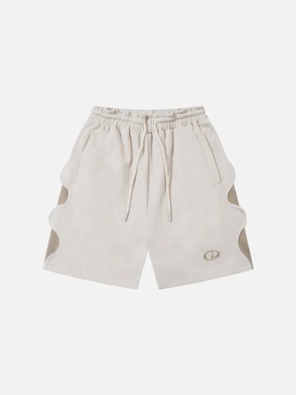 Aelfric Eden Wavy Patchwork Shorts sold by Aelfric Eden