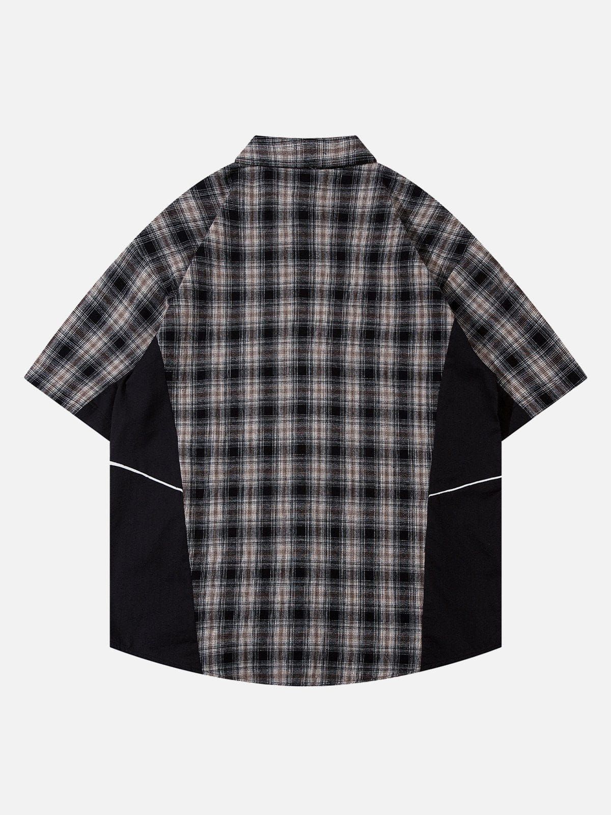 Aelfric Eden Patchwork Embroidered Short Sleeve Shirts sold by Aelfric Eden product image thumbnail 3