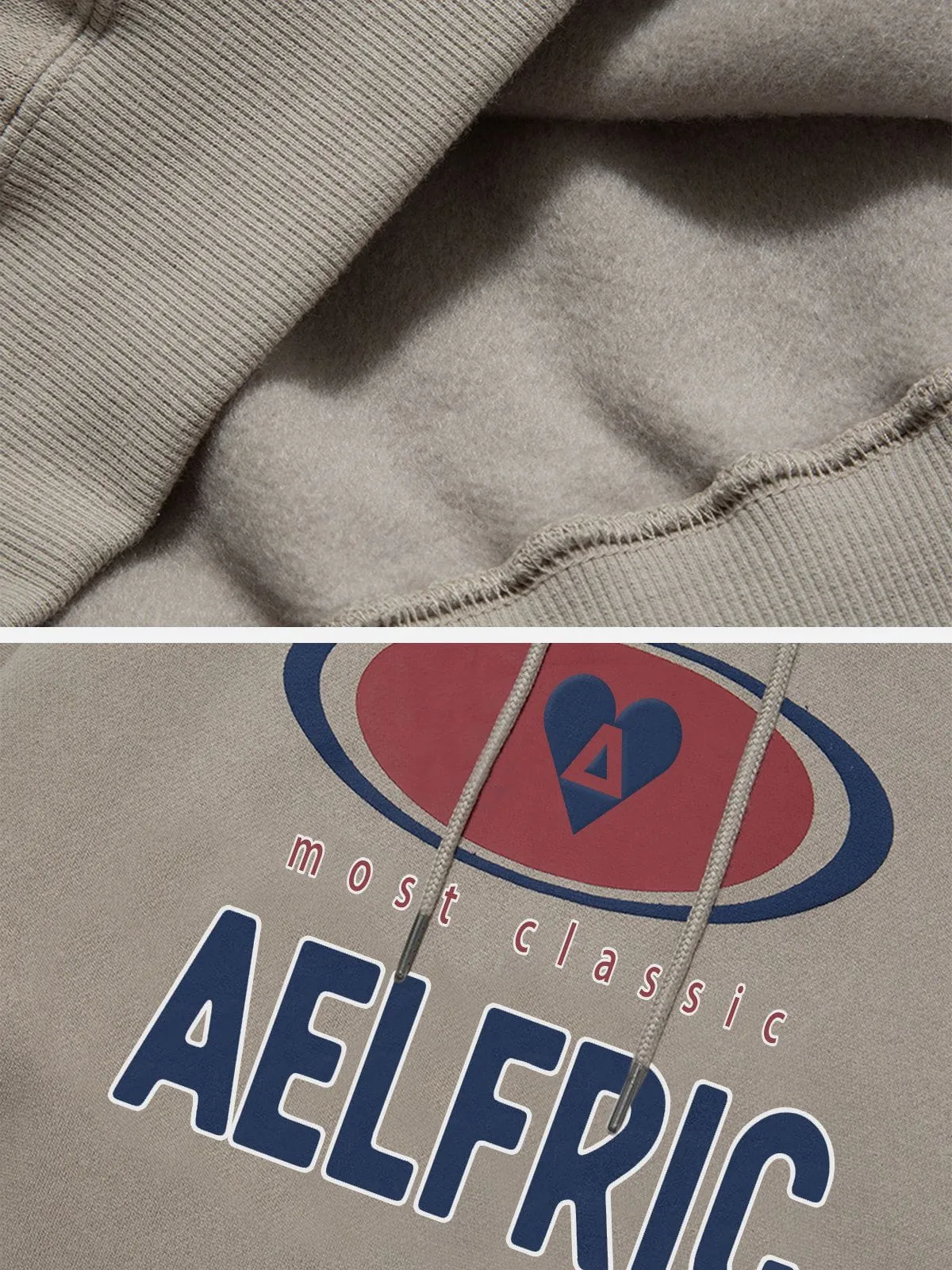 Aelfric Eden Simple Letter Print Hoodie sold by Aelfric Eden product image thumbnail 4