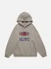 Aelfric Eden Simple Letter Print Hoodie sold by Aelfric Eden