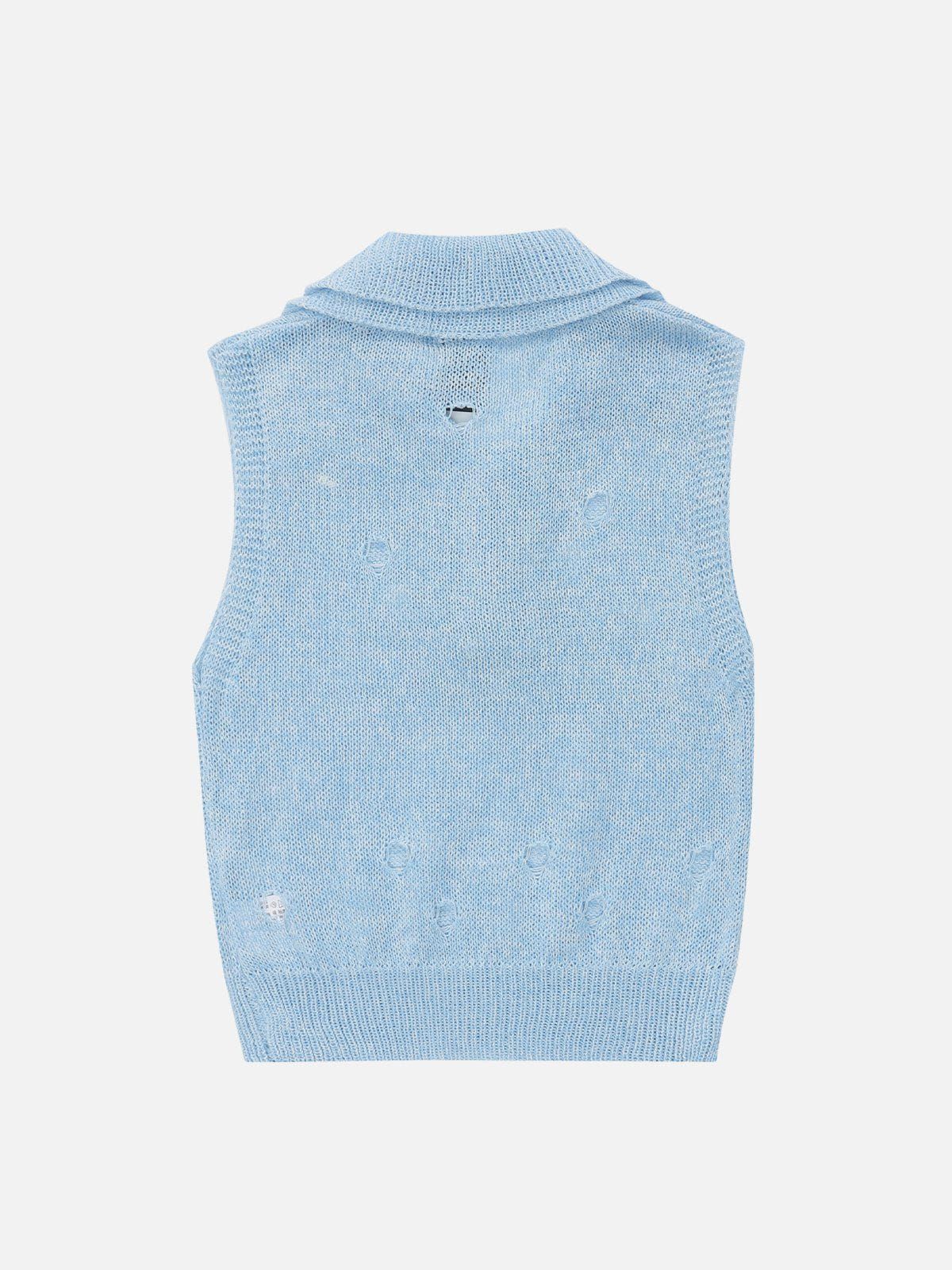 Solid Knit Distressed Tank Top sold by Aelfric Eden product image thumbnail 2