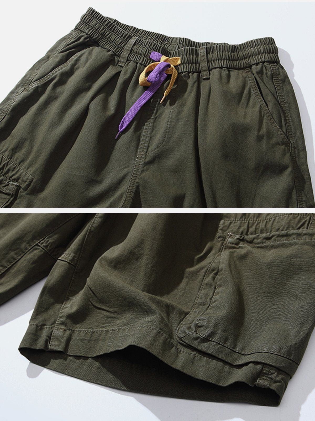 Aelfric Eden Multiple Pockets Drawstring Shorts sold by Aelfric Eden product image thumbnail 5